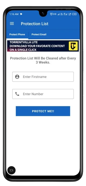 Phone Protection List